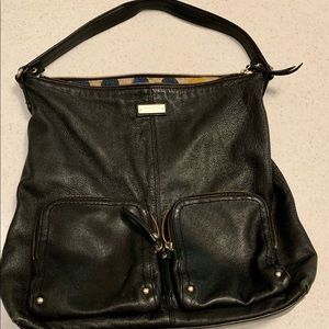 KATE SPADE  Hobo Shoulder Bag Black Leather